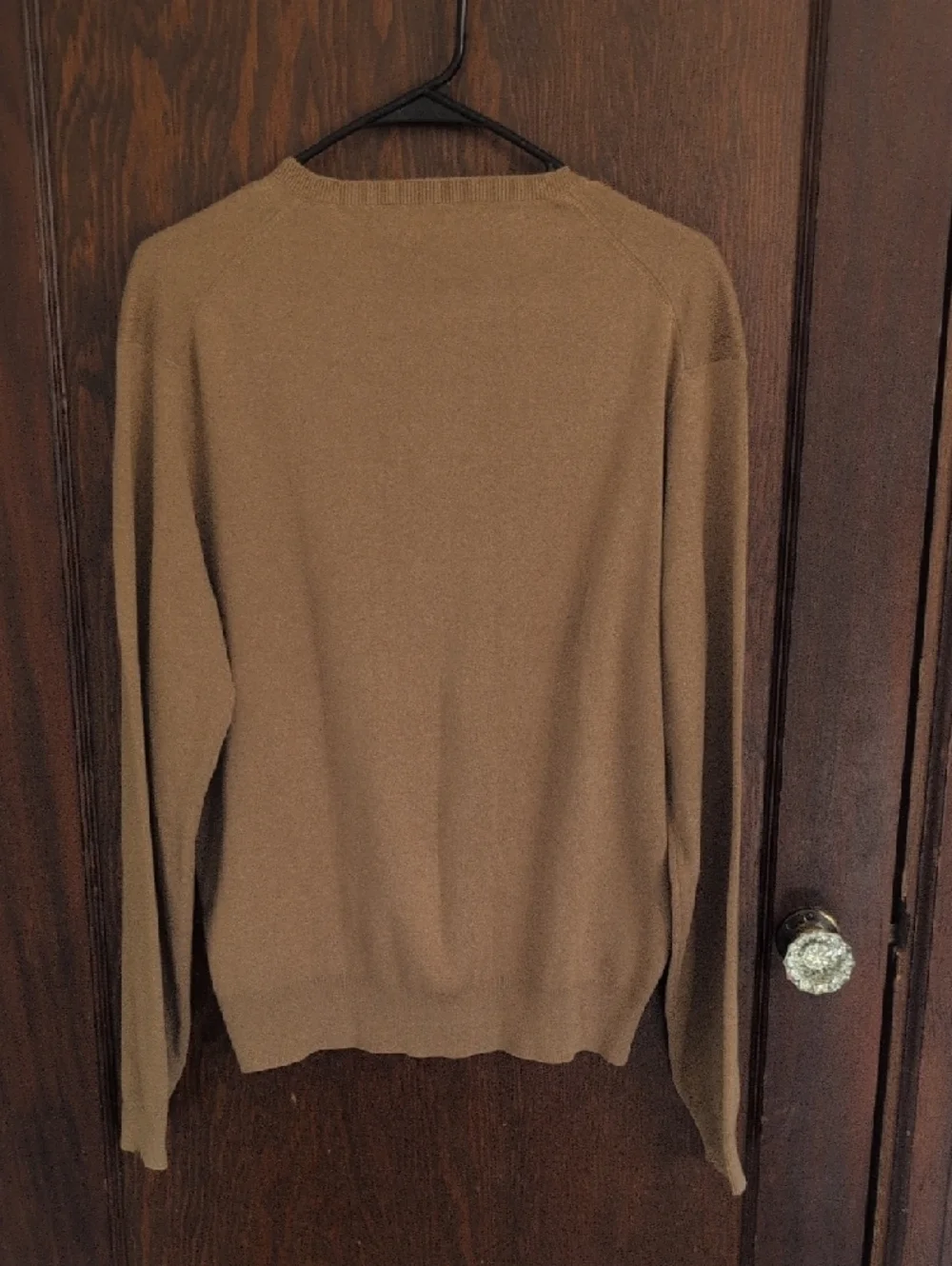 Polo by Ralph Lauren Red and Brown V-Neck Sweaters Pima Cotton Size Medium